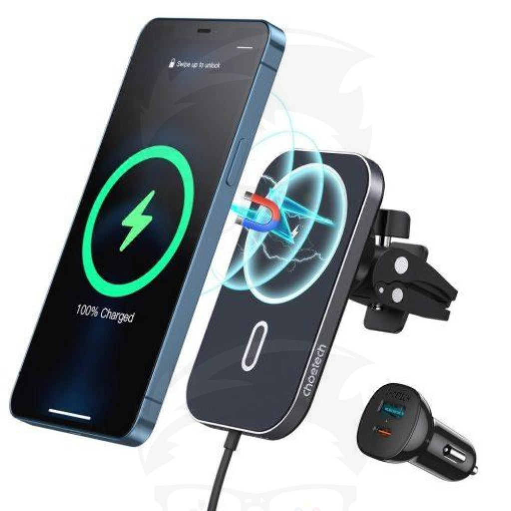 Choetech T200-F Magnetic 15W Wireless Car Charger Holder Choetech T200-F Magnetic 15W Wireless Car Charger Holder